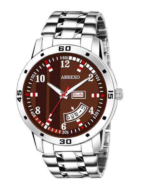 

Abrexo Men Brown Analogue Watch