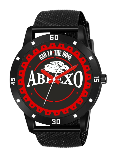 

Abrexo Men Black Analogue Watch