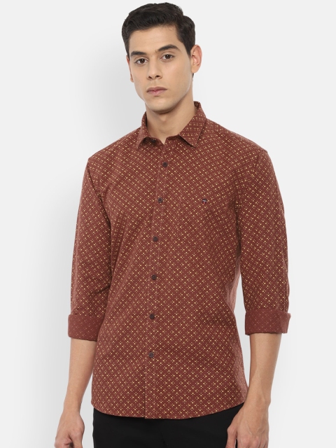 

Louis Philippe Sport Men Brown Slim Fit Printed Casual Shirt