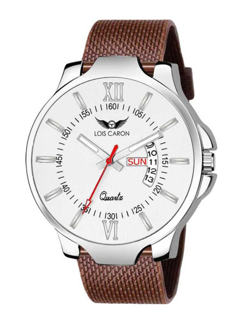 

LOIS CARON Men White Analogue Watch MLC-8182