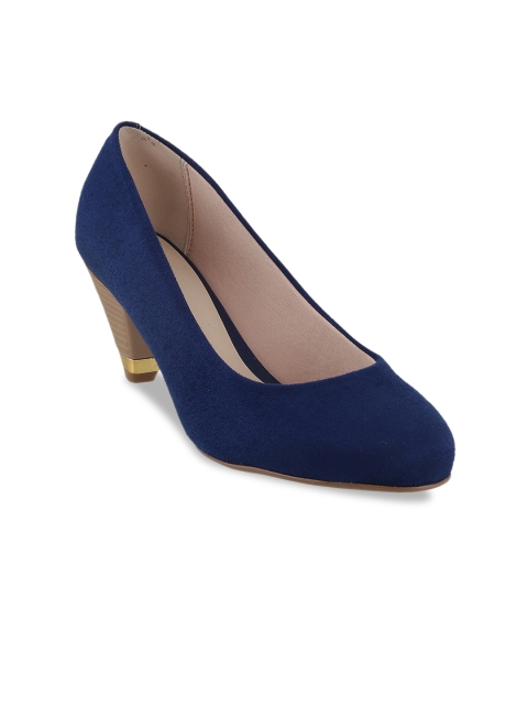 

DAVINCHI Women Navy Blue Solid Pumps