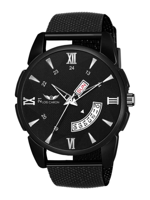 

LOIS CARON Men Black Analogue Watch MLC-8207