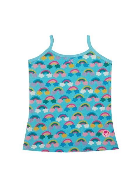 

DChica Girls Blue & Pink Printed Camisoles
