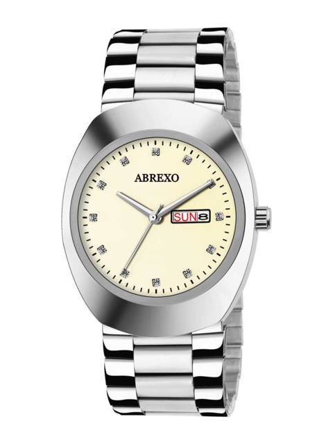 

Abrexo Men Beige Analogue Watch Abx8052