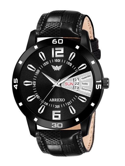 

Abrexo Men Black Analogue Watch Abx211