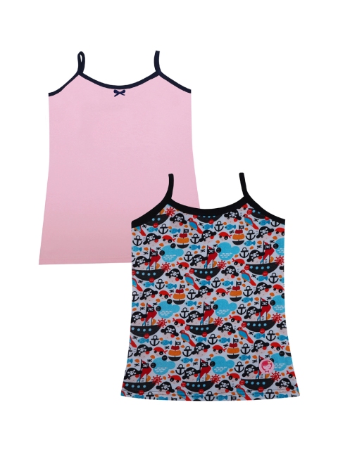 

DChica Girls Pack Of 2 Camisoles, Multi