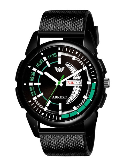 

Abrexo Men Black Analogue Watch