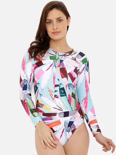 

Heart 2 Heart Women Multi Coloured Printed Swimwear