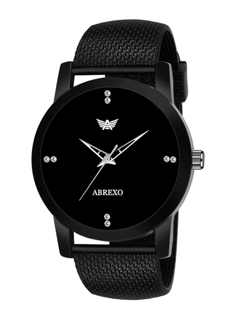 

Abrexo Men Black Analogue Watch
