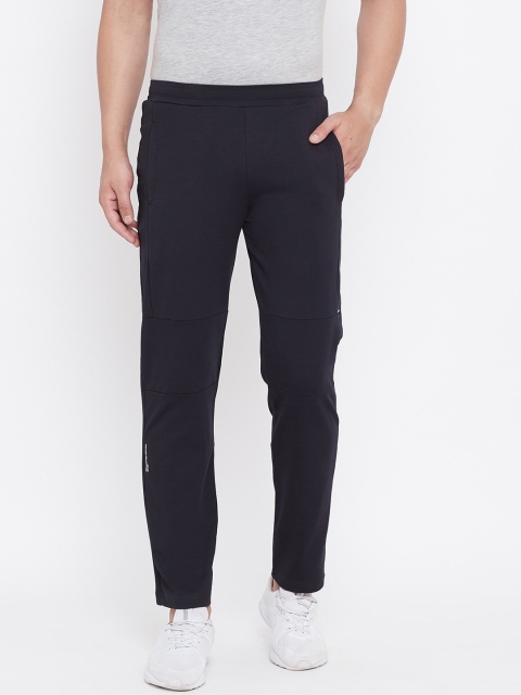 

Okane Men Navy Blue Solid Track Pants