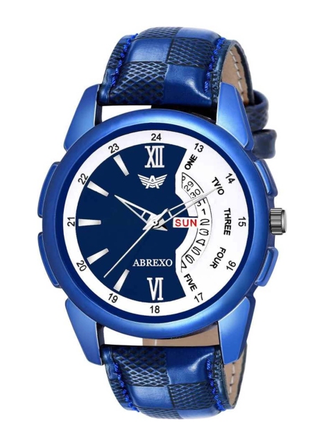 

Abrexo Men Blue Analogue Watch
