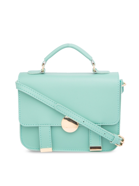 

Globus Green Solid Satchel