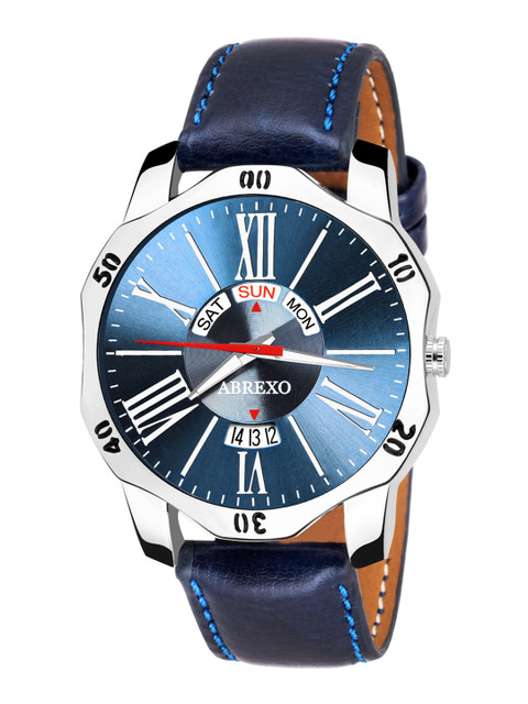 

Abrexo Men Blue Analogue Watch
