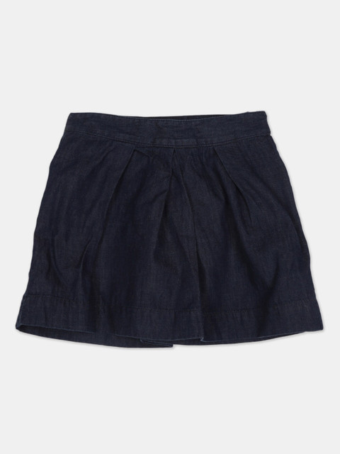 

GAP Girls Blue 1969 Pleated Denim Skirt