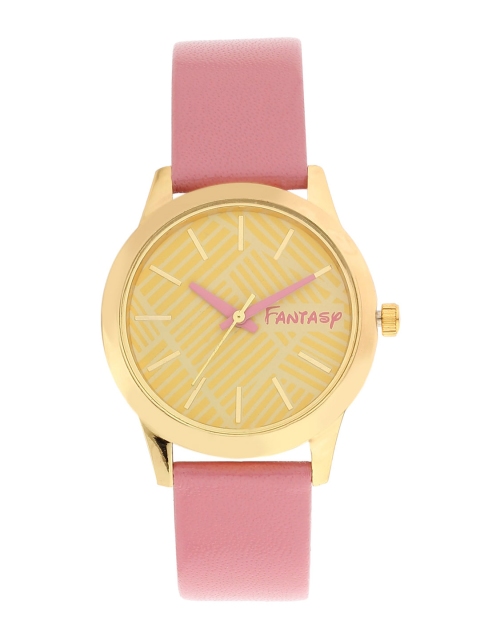 

Fantasy World Unisex Kids Yellow Analogue Watch FW-009-GD-PK