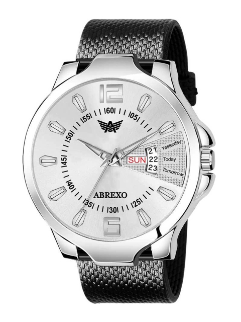 

Abrexo Men White Analogue Watch