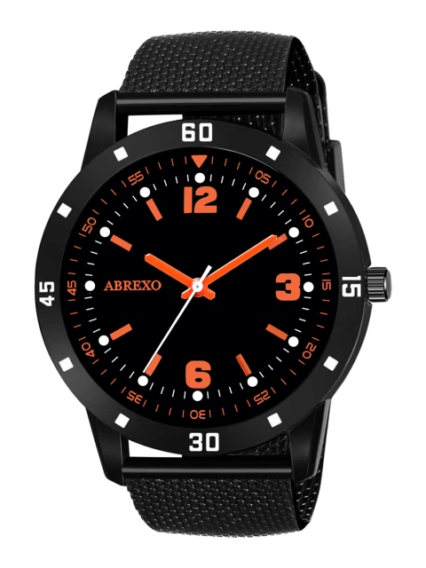 

Abrexo Men Black Analogue Watch