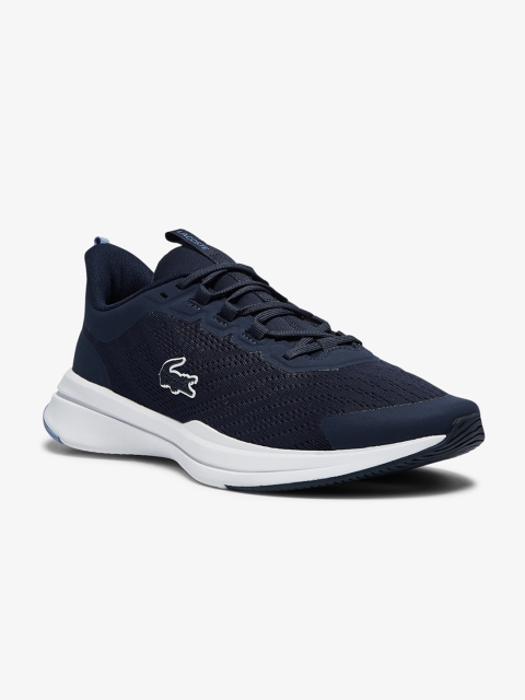 

Lacoste Navy Blue & White Men's Run Spin Textile Trainers
