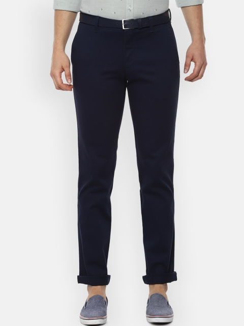 

Louis Philippe Sport Men Navy Blue Slim Fit Solid Regular Trousers