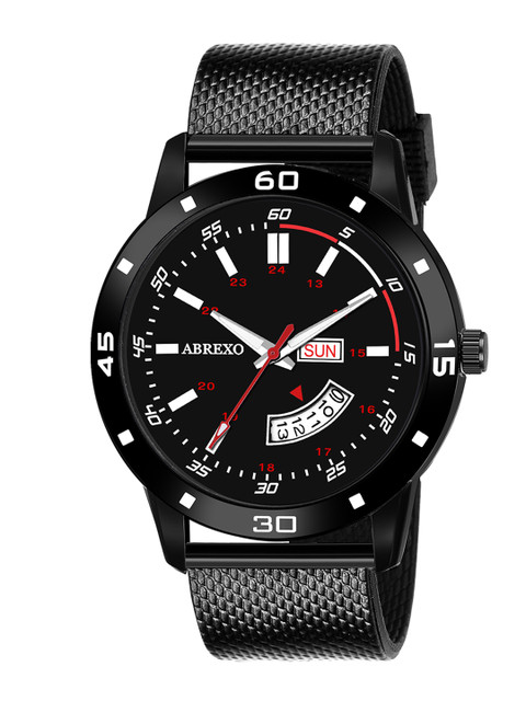 

Abrexo Men Black Analogue Watch