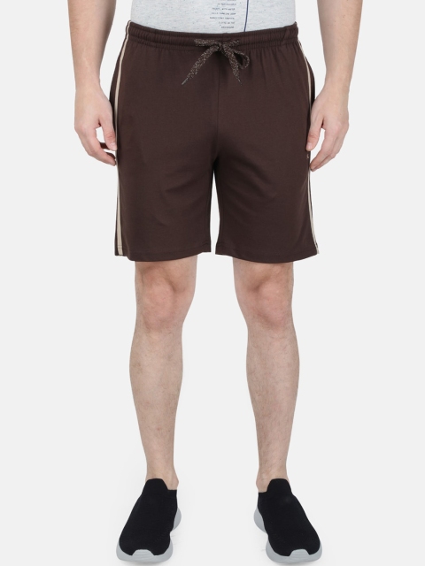 

Monte Carlo Men Coffee Brown Solid Regular Fit Sports Shorts