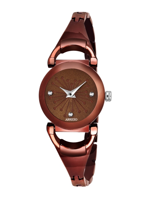 

Abrexo Women Brown Analogue Watch