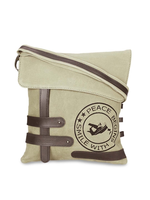 

NEUDIS Beige Printed Sling Bag