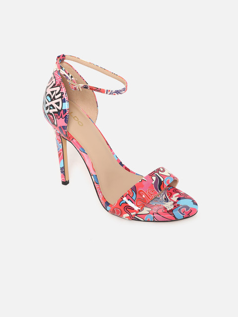 

ALDO Women Red Printed Pumps