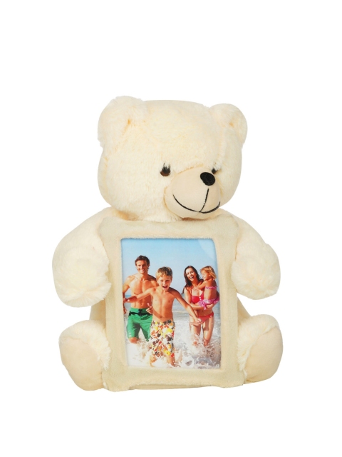 

DukieKooky Kids Cream-Coloured Photo Frame Teddy Bear Soft Toy