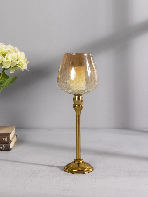 

Pure Home and Living Gold-Toned Textured Mia Votive Holder