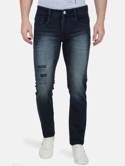 

Monte Carlo Men Blue Skinny Fit Mid-Rise Clean Look Jeans
