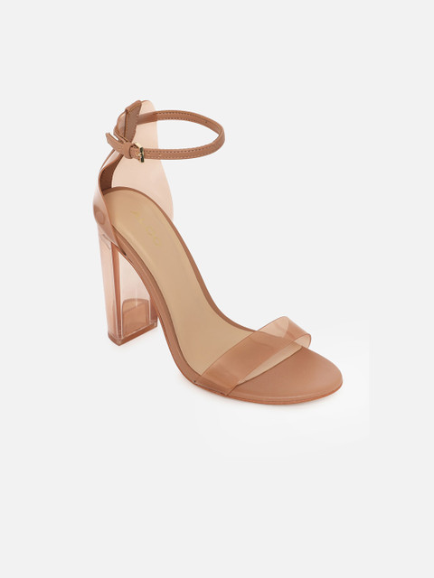 

ALDO Women Beige Solid Sandals