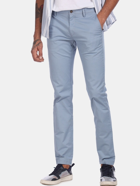

Arrow Sport Men Blue Regular Fit Solid Trousers