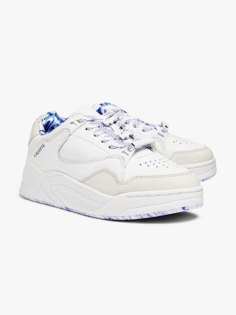 

Lacoste Women White Leather Sneakers