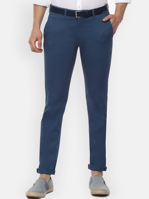 

Louis Philippe Sport Men Blue Slim Fit Solid Regular Trousers