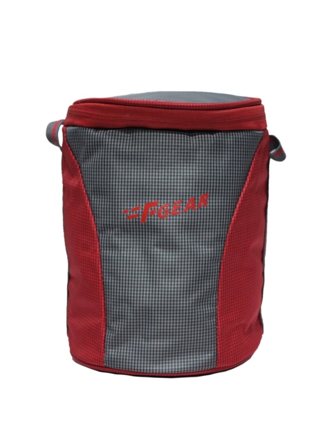 F Gear Red Colourblocked Lunch Bag