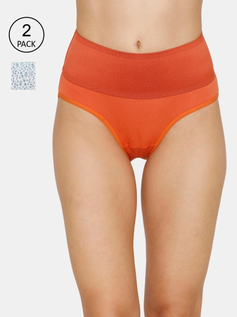 

Zivame Women Pack Of 2 Assorted Hipster Briefs ZI2385FASHOYELW