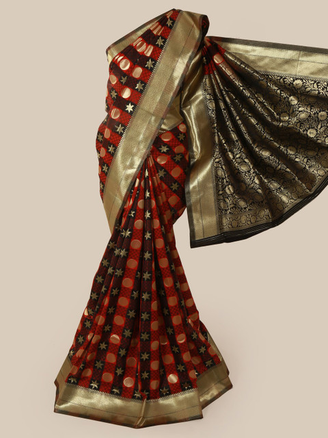 

Pothys Multicoloured Woven Design Art Silk Saree, Multi