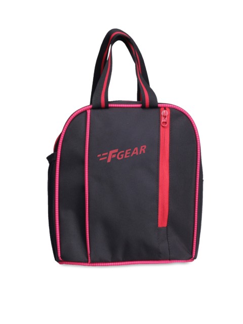 

F Gear Unisex Black & Pink Printed Lunch Bag