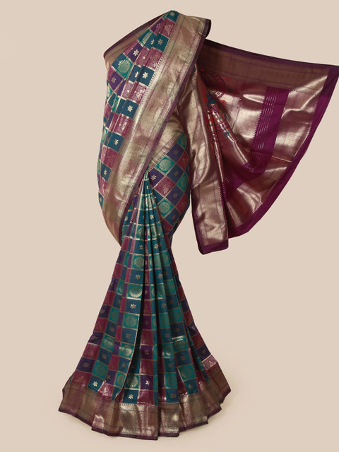 

Pothys Multicoloured Woven Design Art Silk Saree, Multi