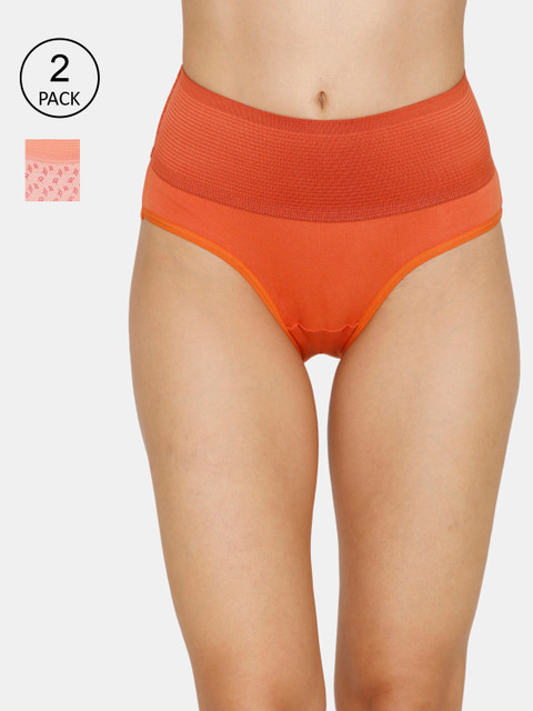

Zivame Women Pack Of 2 Assorted Hipster Briefs ZI2385FASHMYELW