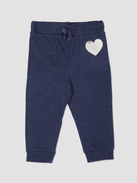 

The Childrens Place Boys Navy Blue Solid Straight-Fit Joggers