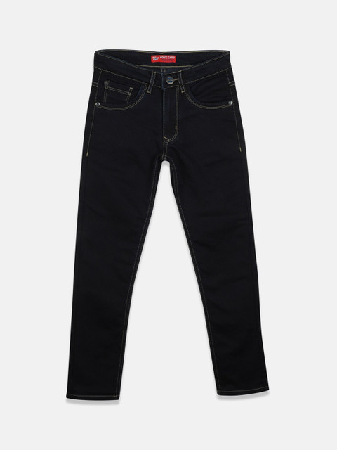 

Monte Carlo Boys Blue Regular Fit Mid-Rise Clean Look Jeans