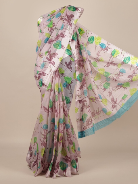 

Pothys Lavender Woven Design Jute Silk Saree