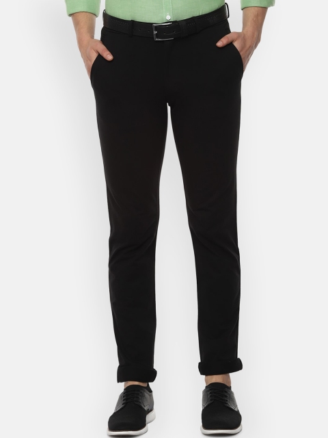 

Louis Philippe Sport Men Black Slim Fit Solid Regular Trousers