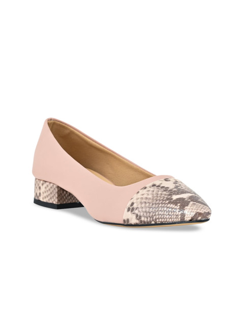 

GIRL EXCUSE Women Nude-Coloured Solid Pumps