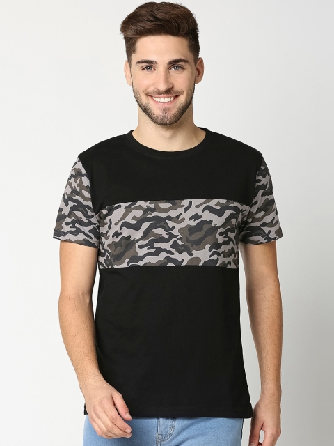 

Bewakoof Men Grey Printed Round Neck T-shirt