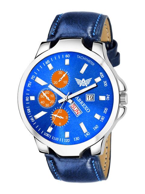 

Abrexo Men Blue Analogue Watch Abx20510