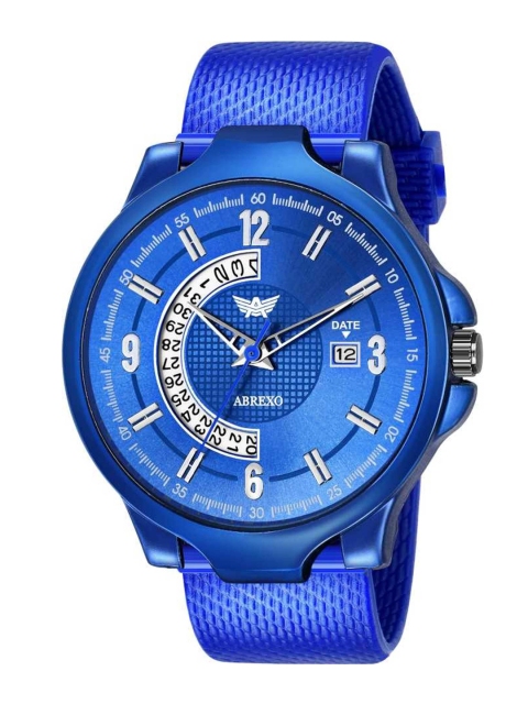 

Abrexo Men Blue Analogue Watch