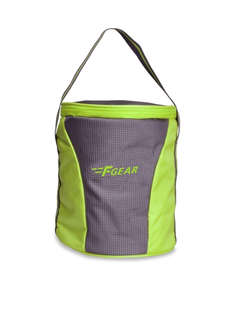 

F Gear Fluorescent Green & Charcoal Grey Colourblocked Lunch Bag